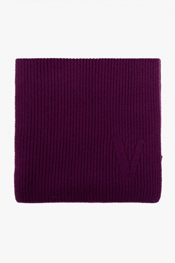 Versace Cashmere scarf with logo