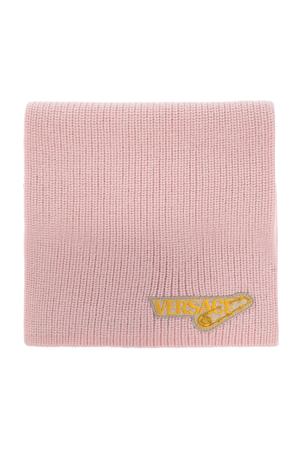 Wool scarf with logo, zdjęcie 1 Wool scarf with logo od Versace Kids