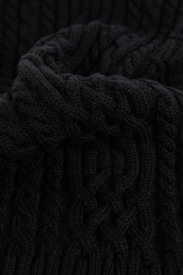 Versace Wool scarf with applique