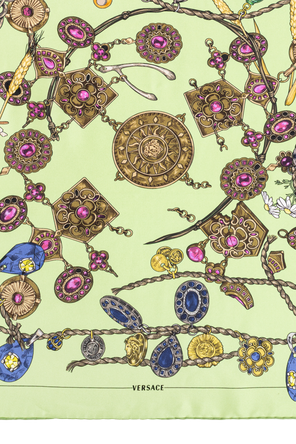 Versace Seidentuch mit Print „Broken Jewels“