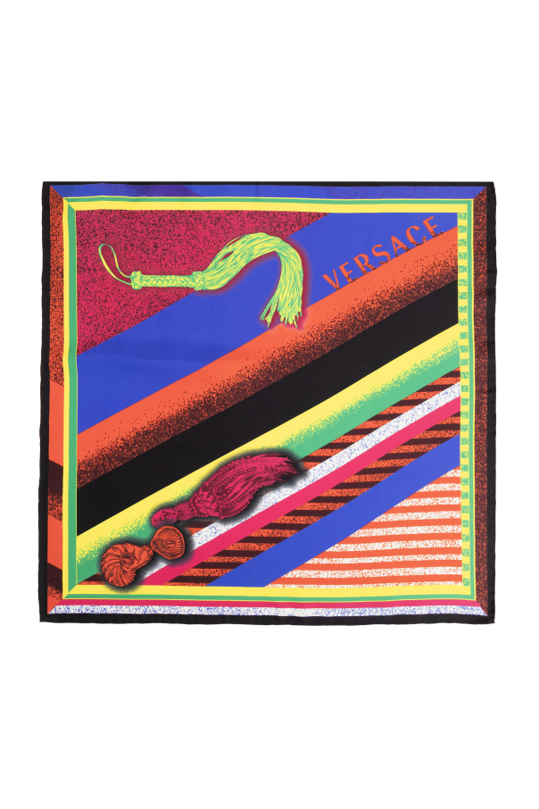 Silk scarf with 