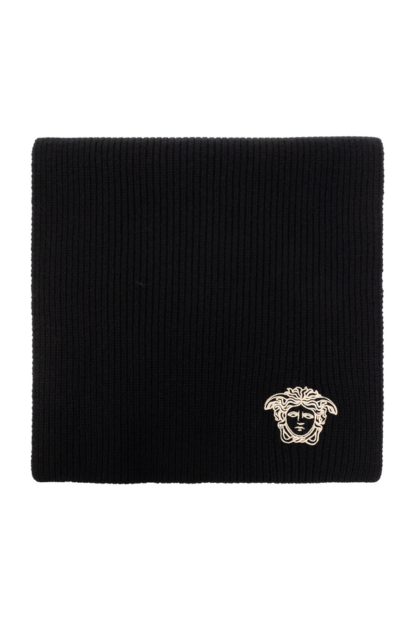 Cashmere scarf with logo od Versace