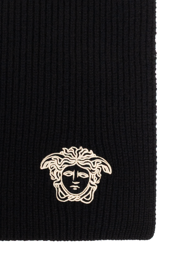 Versace Kaschmirschal mit Logo