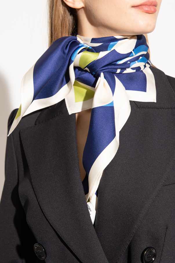 Tory Burch Reversible silk scarf