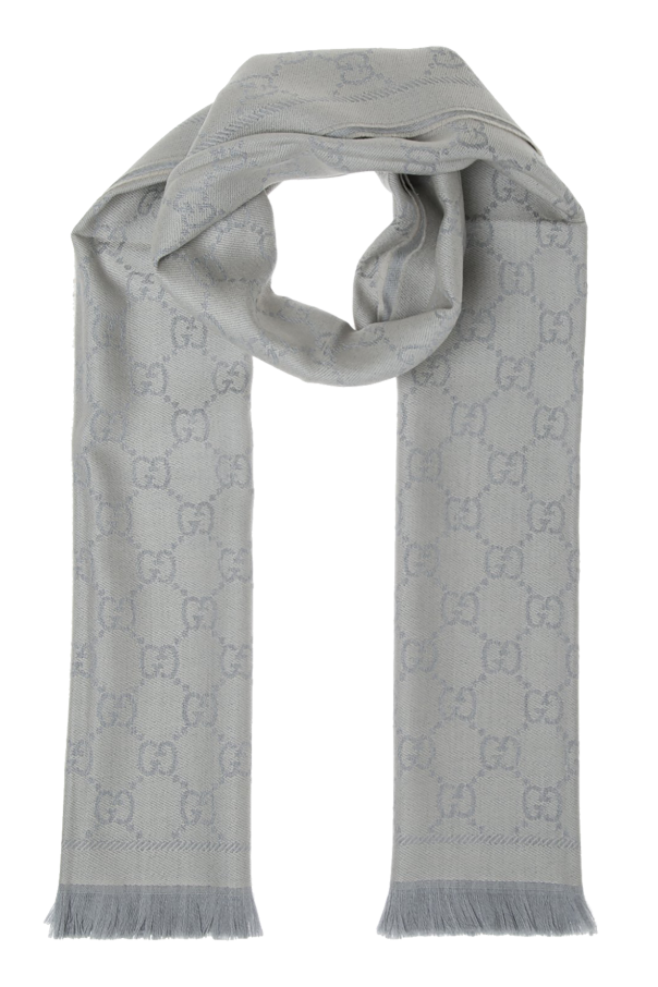 Gucci Patterned wool scarf