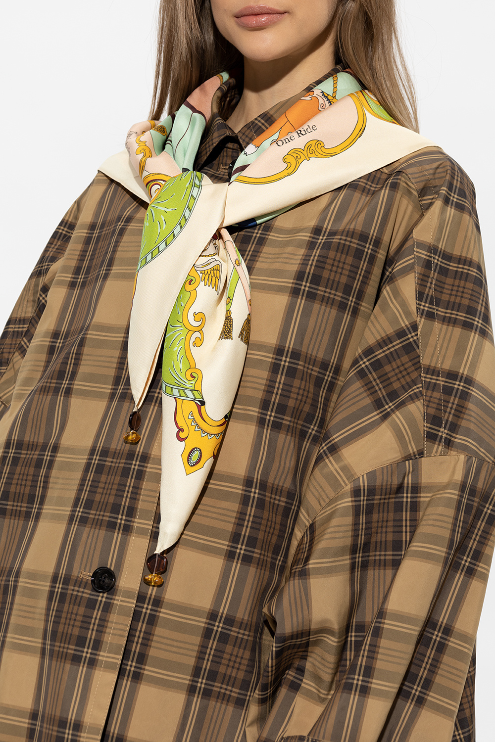 Burberry Archive Scarf Print Shirt Online, SAVE 46