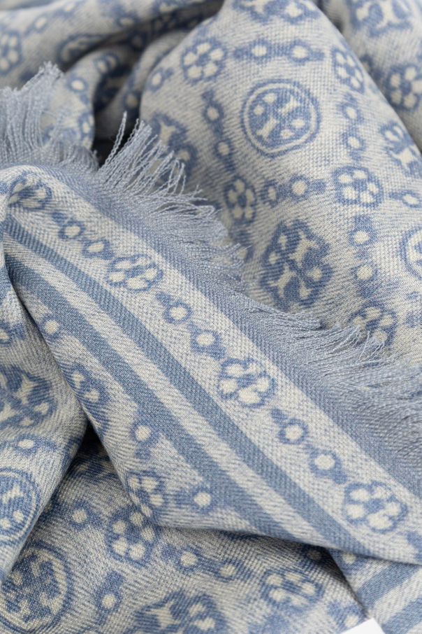 Tory Burch Scarf with raw edge finish