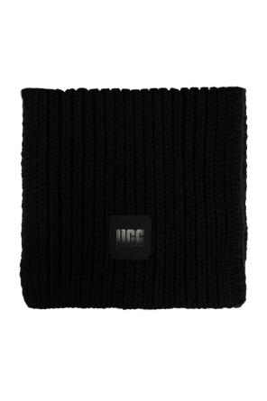 Scarf with logo patch od UGG