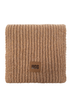 Scarf with logo patch od UGG