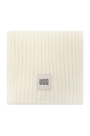 Scarf with logo patch od UGG