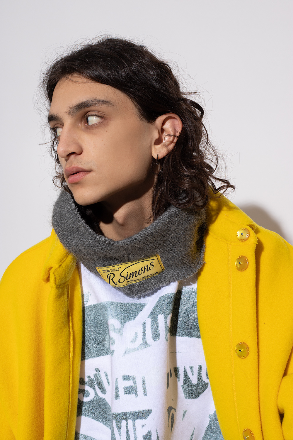 Raf Simons Tube scarf with logo