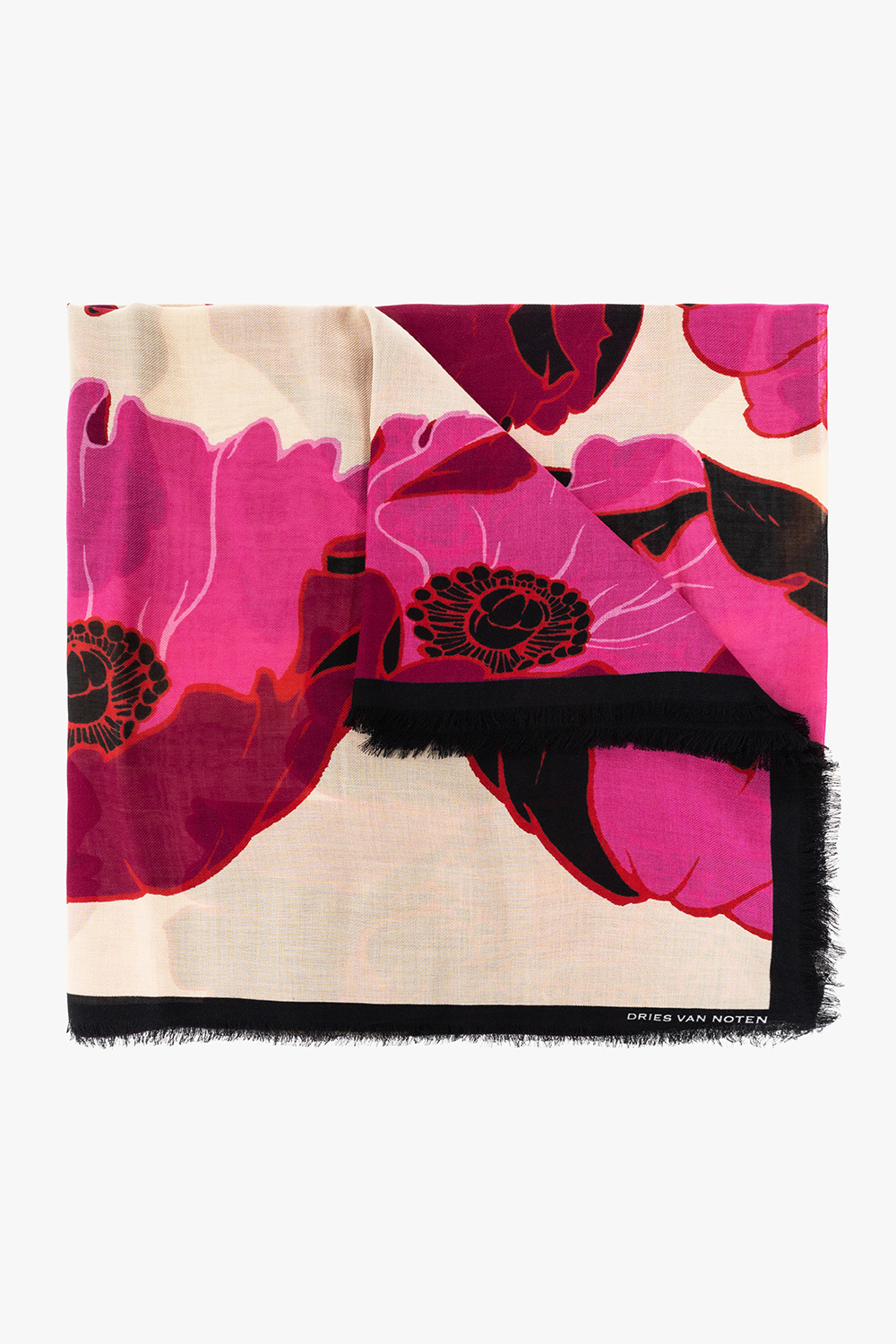 Dries Van Noten Floral scarf