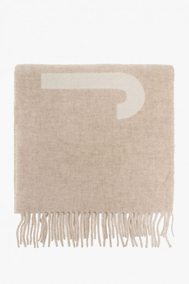 Beige Wool scarf with logo Jacquemus - Vitkac Germany