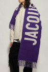 Jacquemus PURPLE Wool scarf with logo