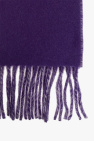 Jacquemus PURPLE Wool scarf with logo