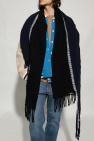 Jacquemus BLACK ‘Pampero’ asymmetric scarf