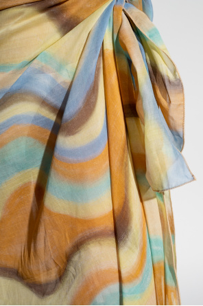 Jacquemus ‘Lamba’ patterned shawl