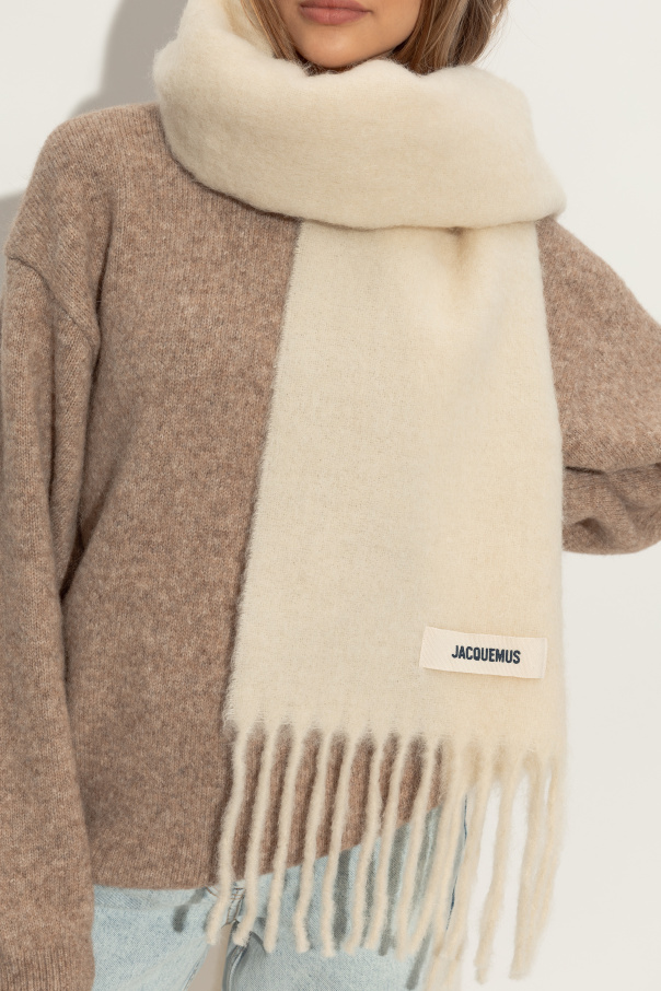 Jacquemus Fringed scarf