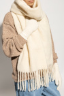 Jacquemus cream Fringed scarf