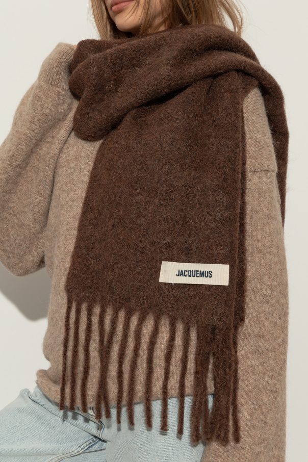 Jacquemus Fringed scarf