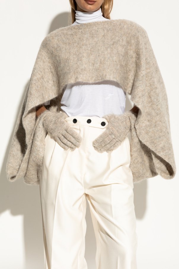 Moschino Scarf with gloves