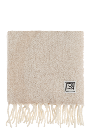 Wollschal mit Fransen