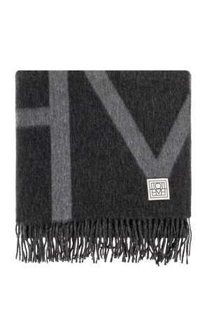 Patterned Wool Scarf