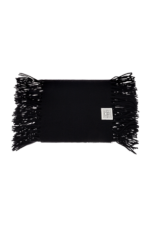 Wool Scarf with Fringes