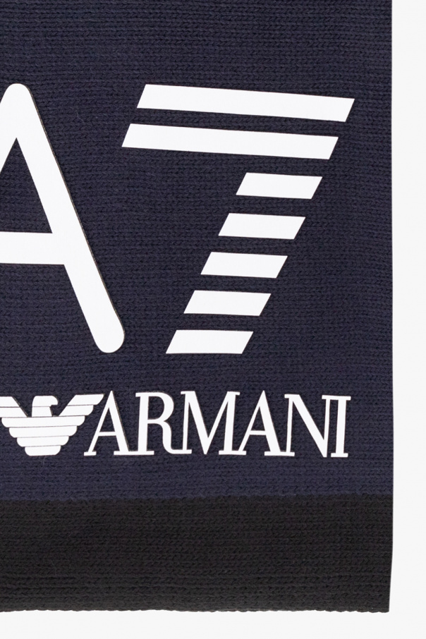 EA7 Emporio Armani Emporio Armani contrast logo polo shirt