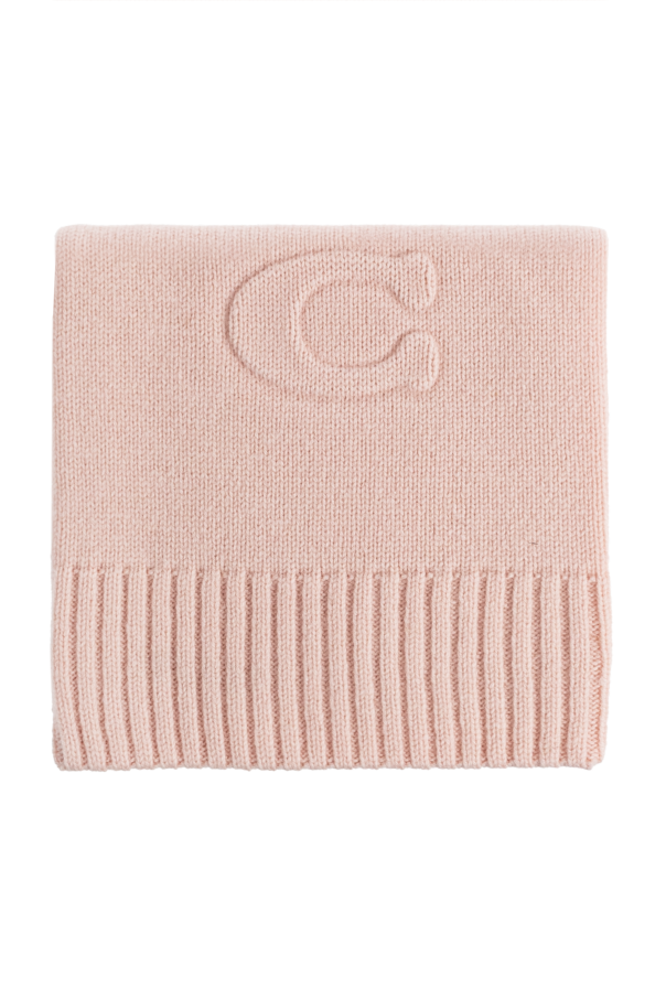 Wool scarf with logo od Coach