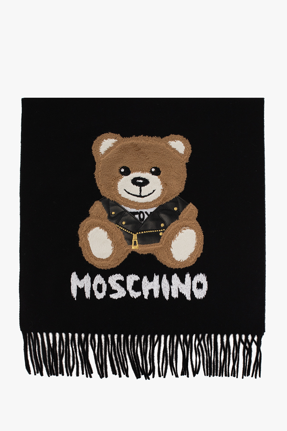 Black Wool scarf Moschino - IetpShops PG