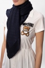 Moschino Silk shawl with logo