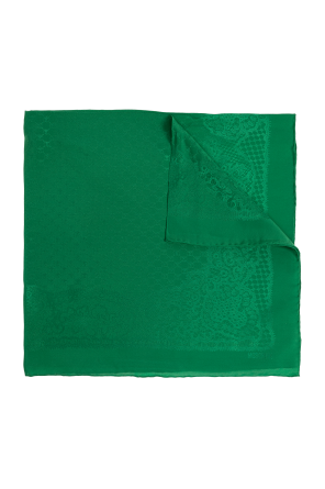 Silk scarf with monogram