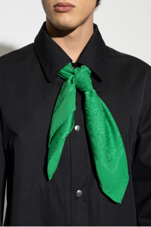 Moschino Silk scarf with monogram