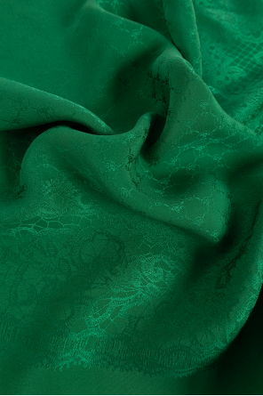 Moschino Silk scarf with monogram