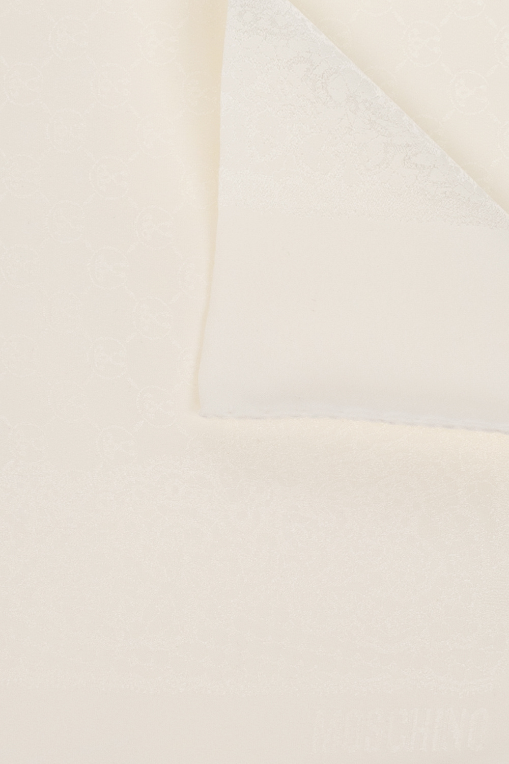 White Silk scarf Moschino - Vitkac Australia