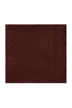 Scarf with monogram