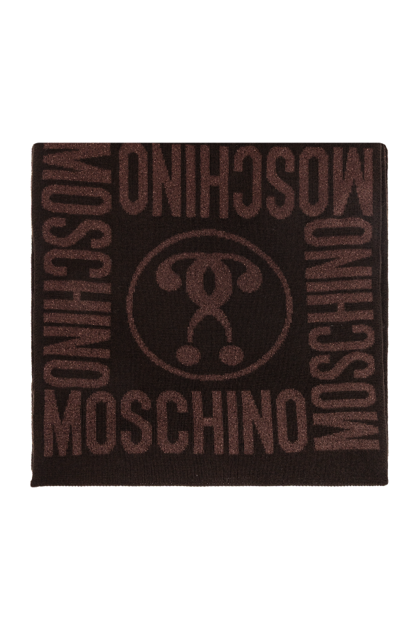 Scarf with logo od Moschino