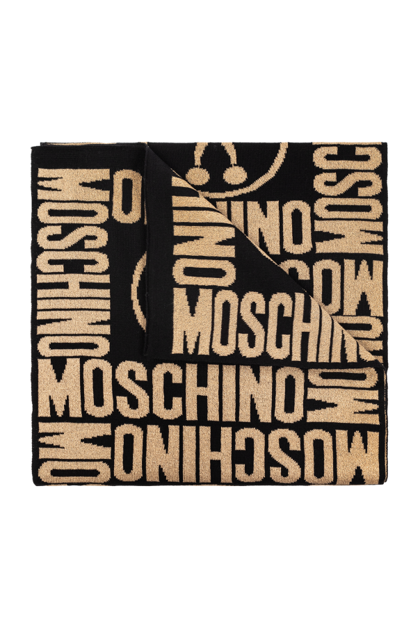 Scarf with logo od Moschino