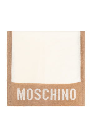 Scarf with logo od Moschino