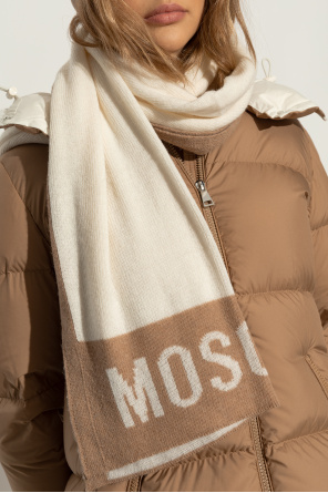 Scarf with logo od Moschino