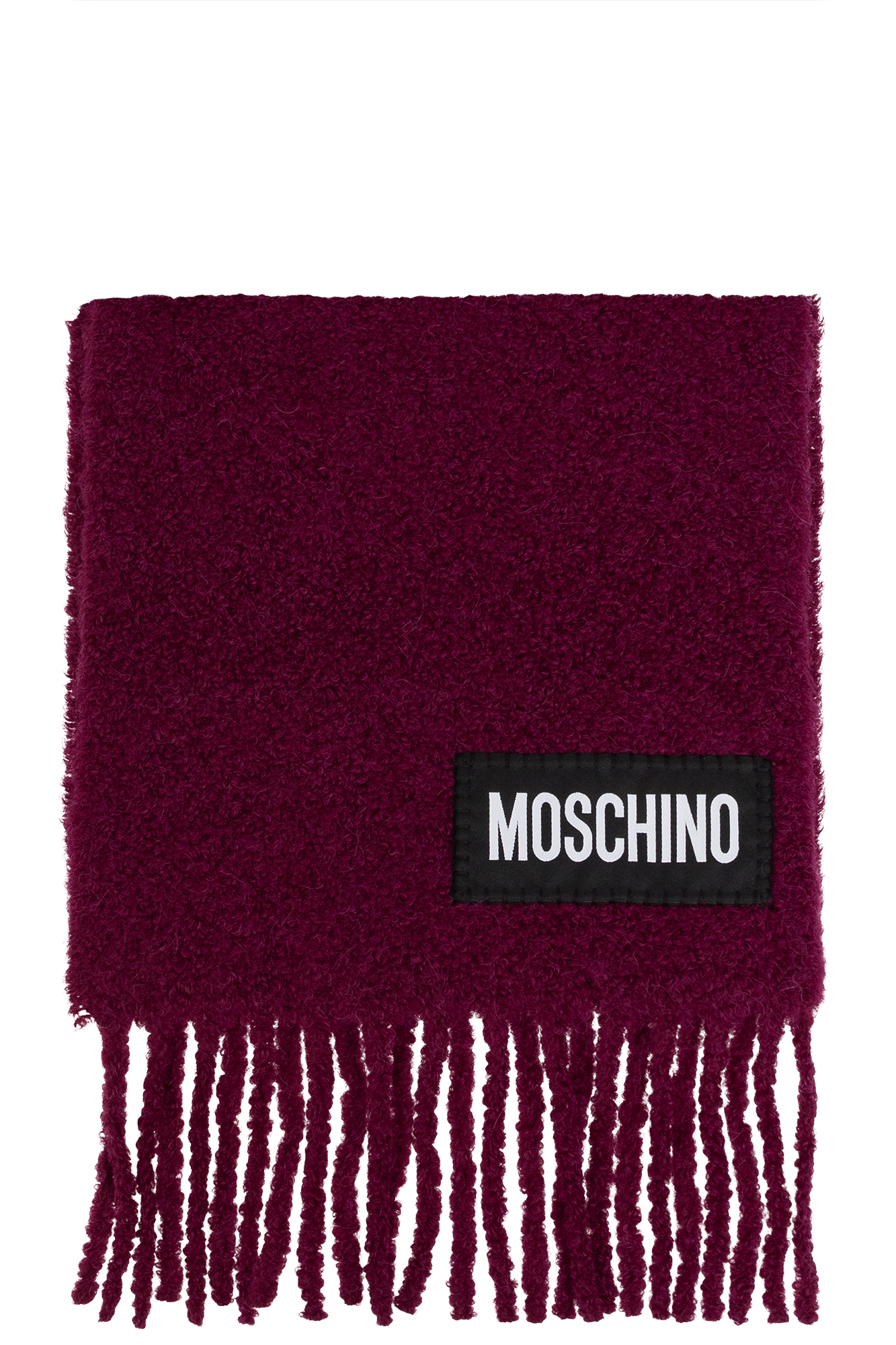 Purple Scarf with logo Moschino - Vitkac Spain