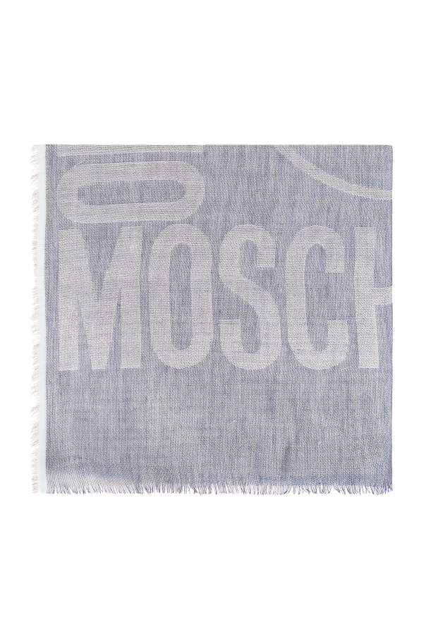 Scarf with logo od Moschino