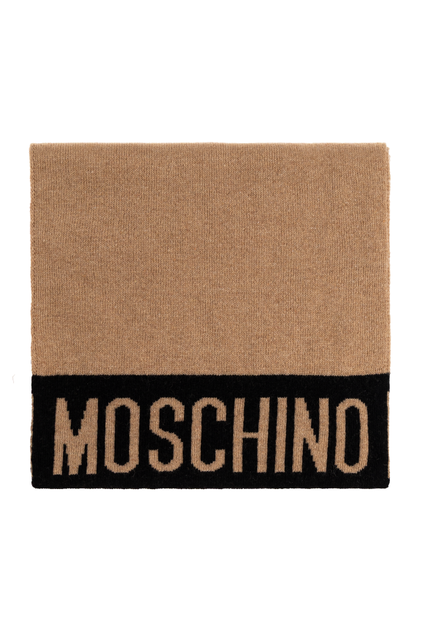 Scarf with logo od Moschino