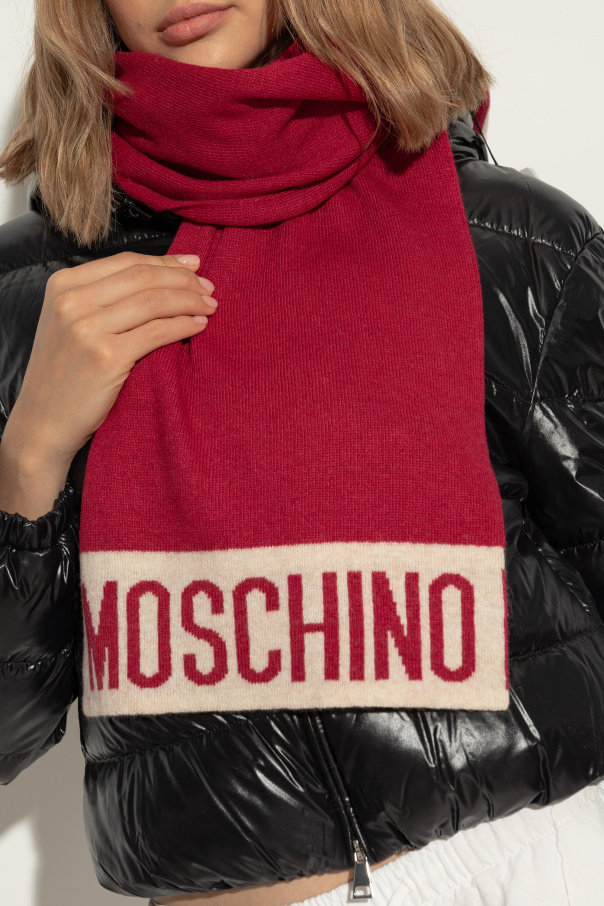 Moschino Szal z logo