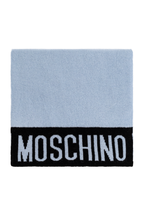 Scarf with logo od Moschino