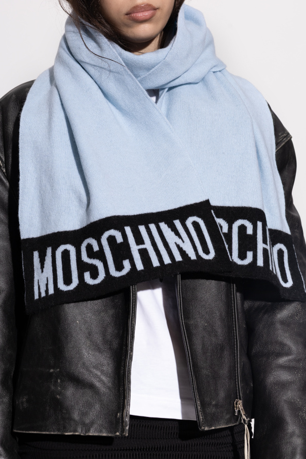Moschino Bufanda con logo
