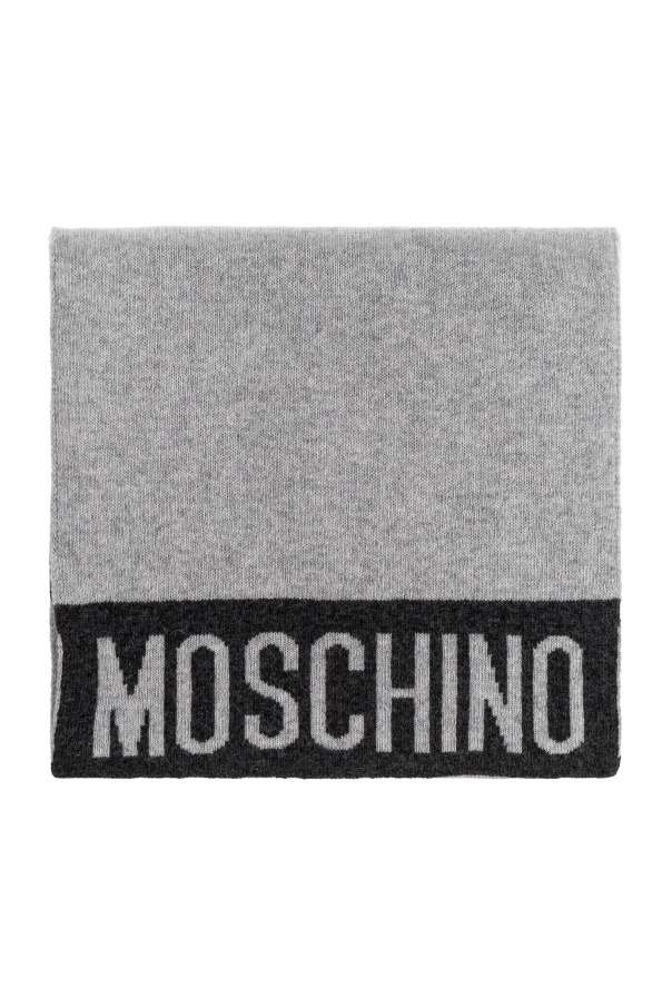 Scarf with logo od Moschino