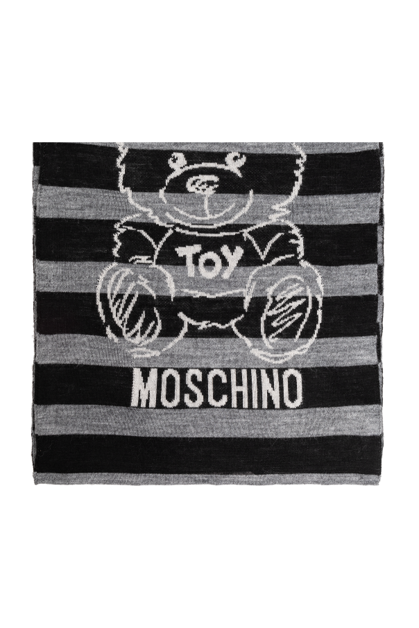 Moschino Scarf with striped pattern