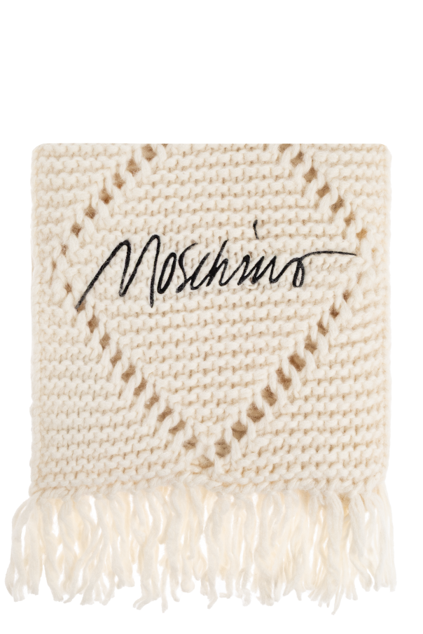 Scarf with logo od Moschino